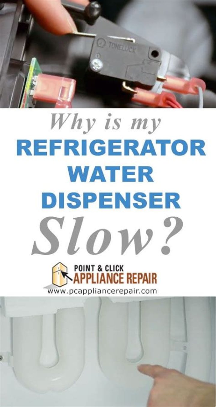 Why is my water dispenser slow?