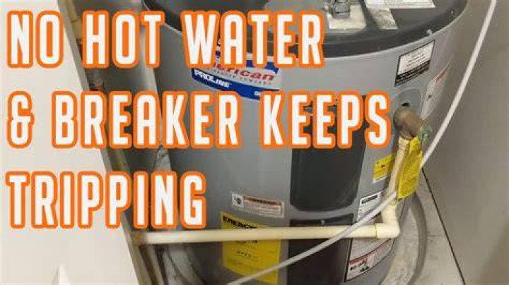 Why is my water heater flipping the breaker?