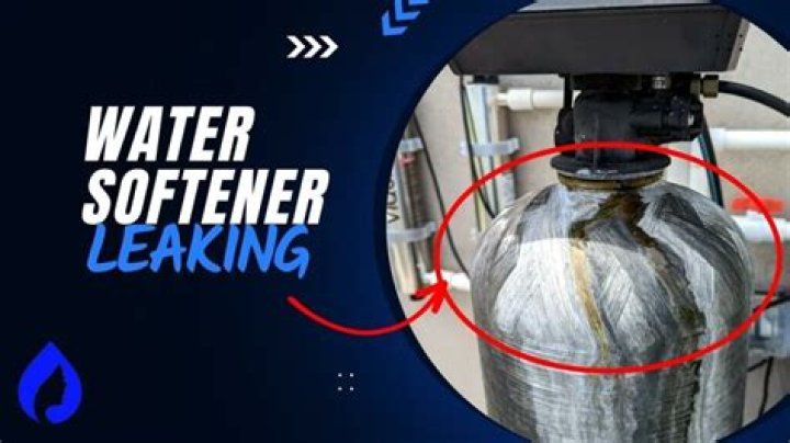 Why is my water softener leaking resin?