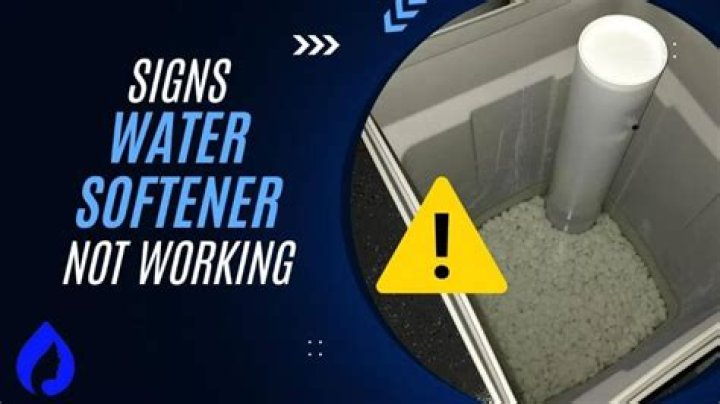 Why is my water softener not softening the water?