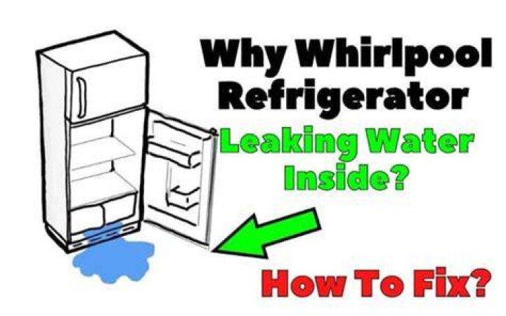 Why is my Whirlpool refrigerator leaking water from the bottom?