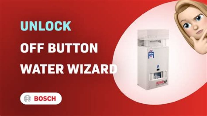 Why is the Bosch Water Wizard 10p cannot turn back on?