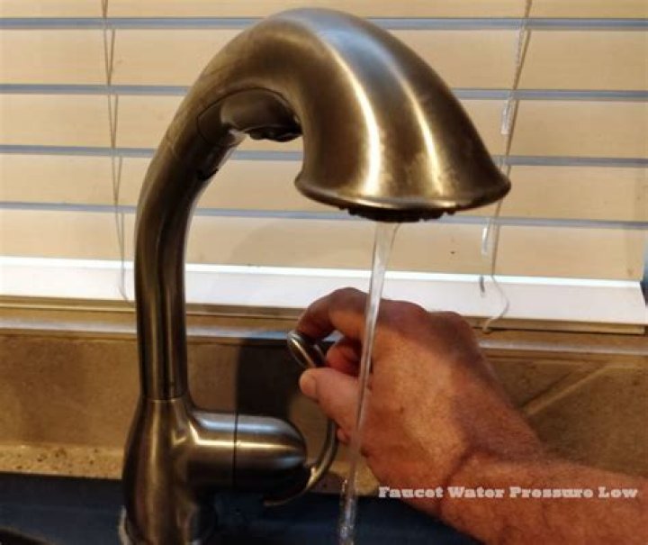 Why is the pressure on my faucet so low?
