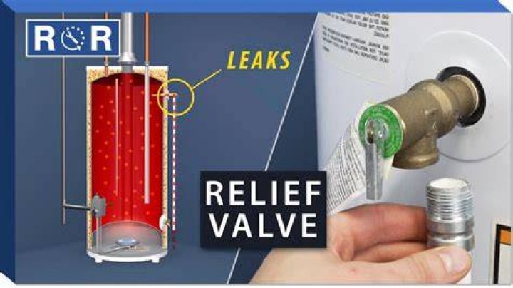 Why is the pressure relief valve on my hot water heater leaking?
