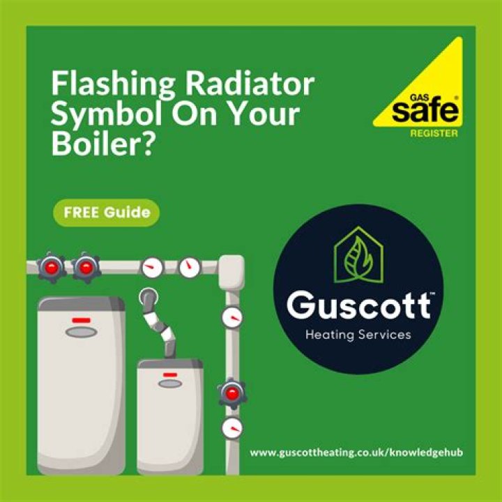 Why is the radiator light flashing on my Glow Worm boiler?