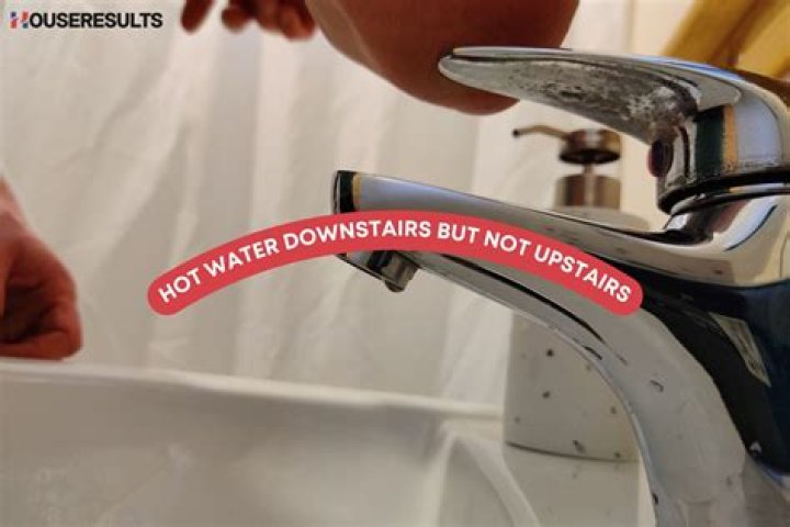 Why is the water not working upstairs?