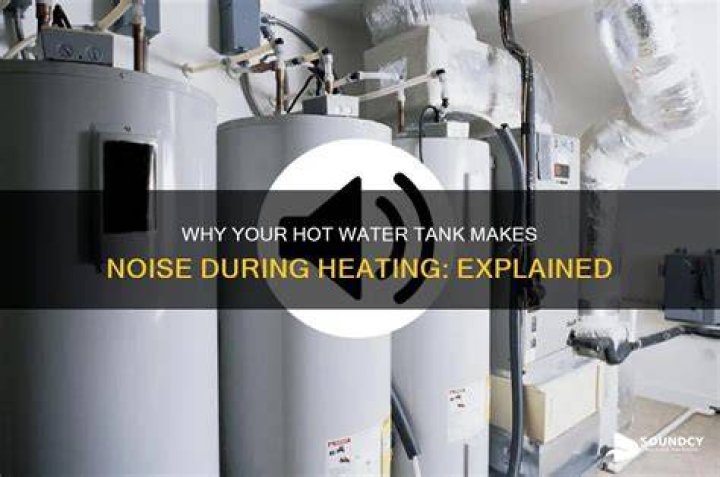 Why is there a noise when I turn on the hot water?