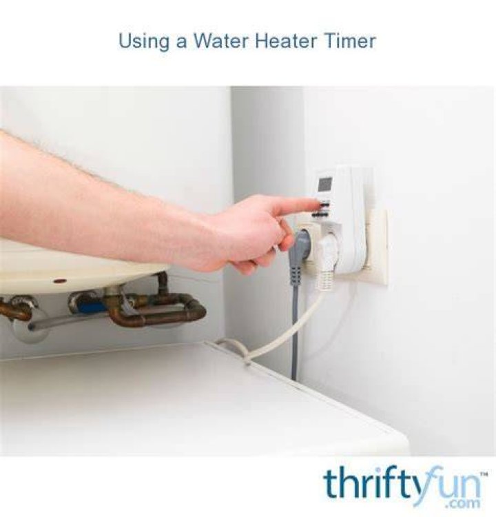 Why is there a timer on my water heater?