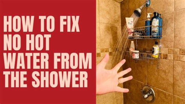 Why is there no hot water in the shower?