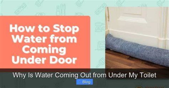 Why is there no water coming out of my toilet?