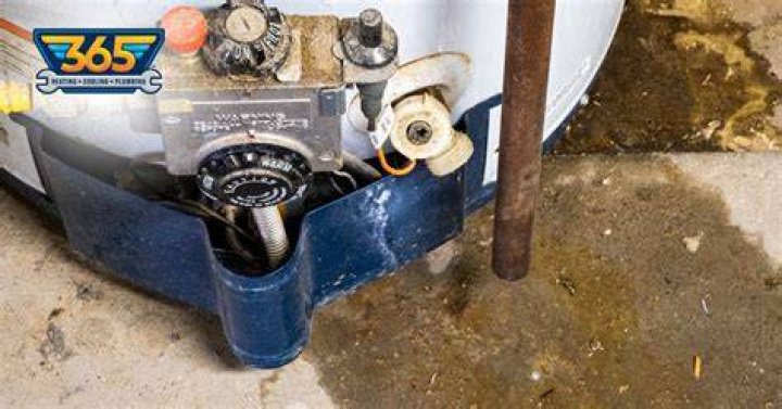 Why is there water on the floor around my water heater?